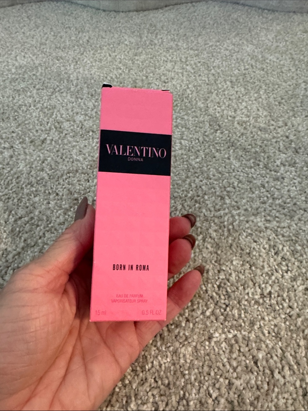 Valentino Pink Box with Black Logo Band